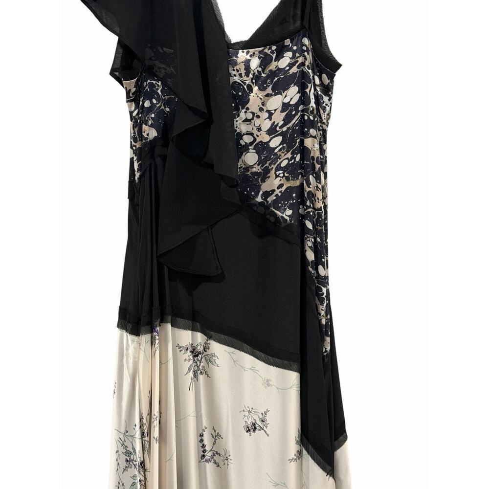 NWT Jason Wu 100% Silk Floral Marble Gown Women’s 4 Y2K Fairy Grunge Prom - Picture 7 of 16
